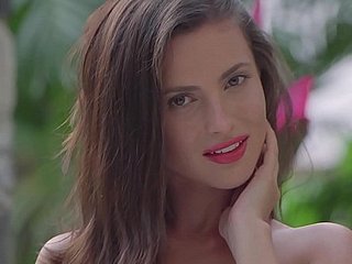 Summer striptease with naughty newcomer Jasmine Jazz makes you cum hard