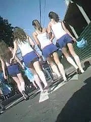 Cheerleaders Höschen Upskirt